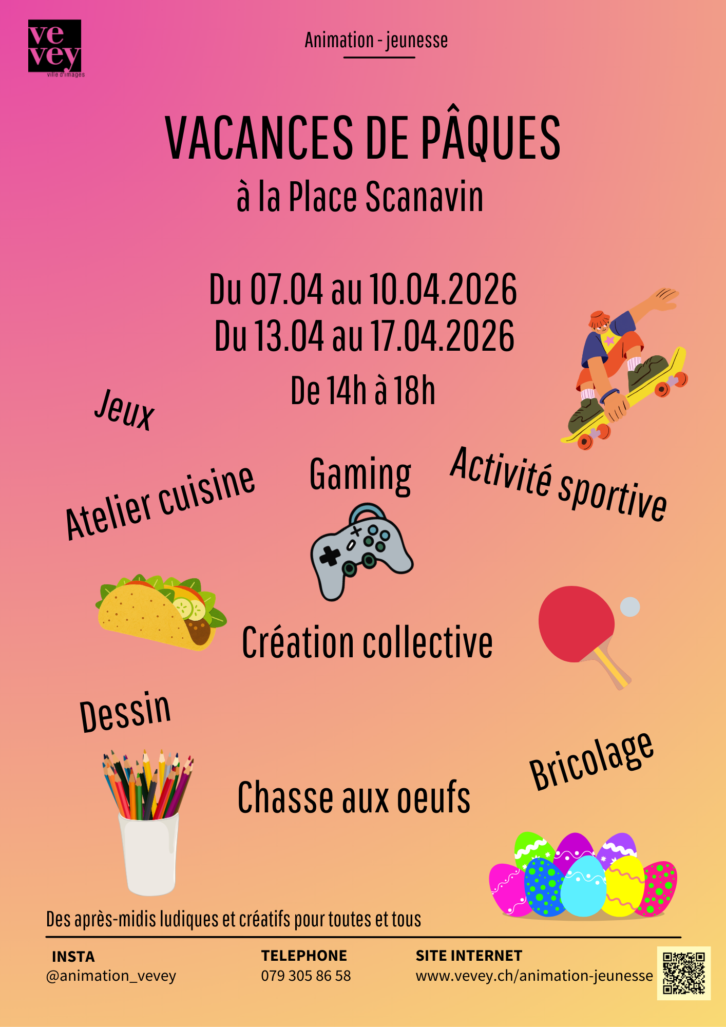 vacances de pâques 2026