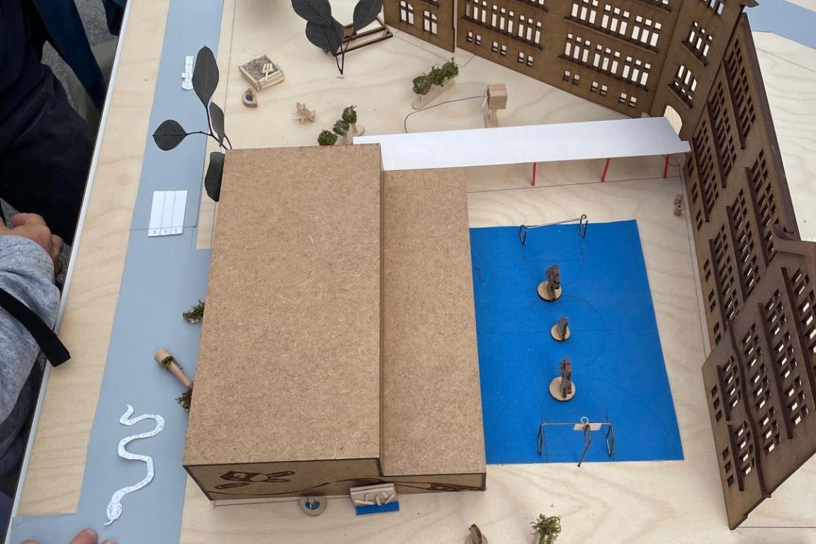 Maquette réalisée par la classe de 12CERT