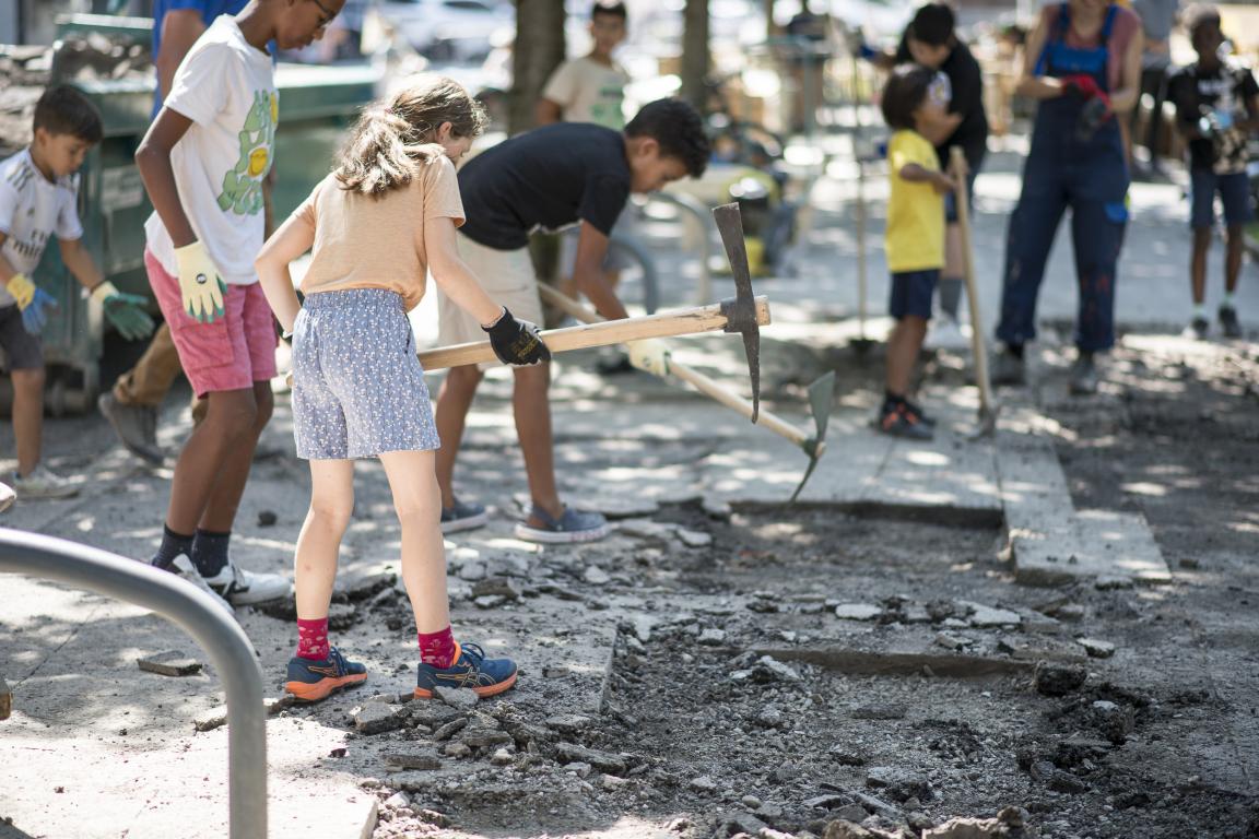 Chantier participatif place Robin