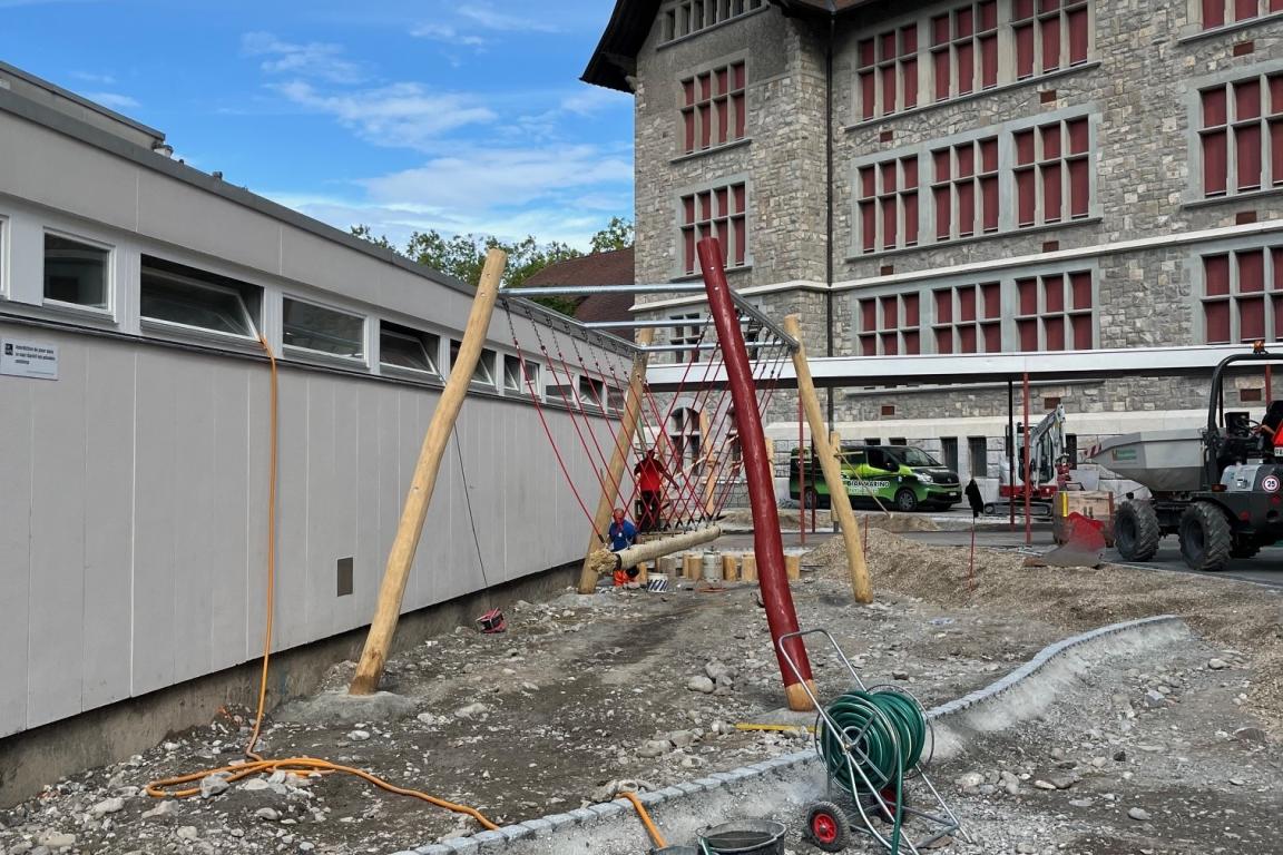 Pose balançoire viking