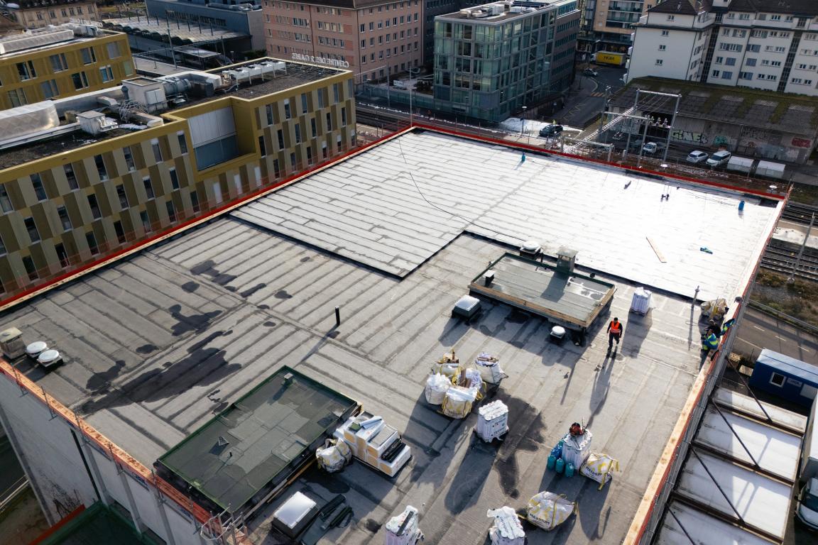 Port Franc - panneaux solaires 