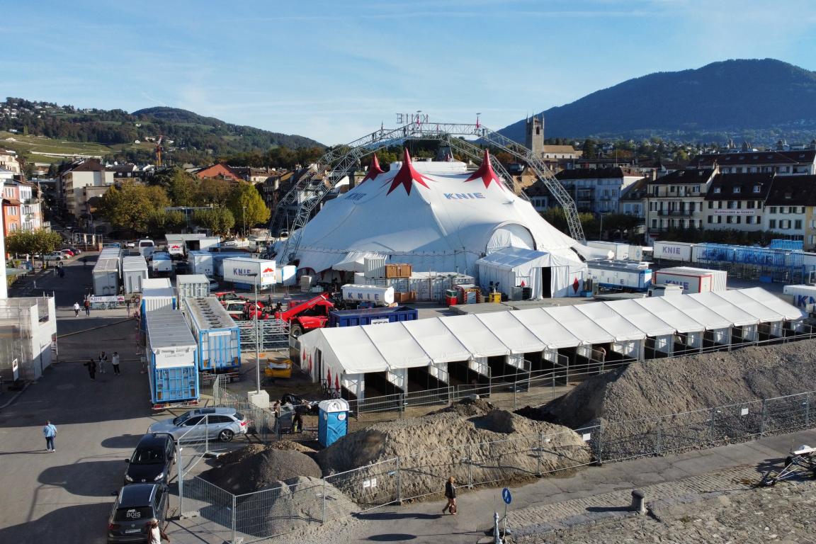 Image de l'avancée du chantier de la place du Marché (octobre 2026)