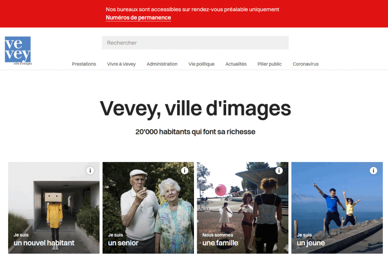 La ville de Vevey se dote d’un nouveau site internet
