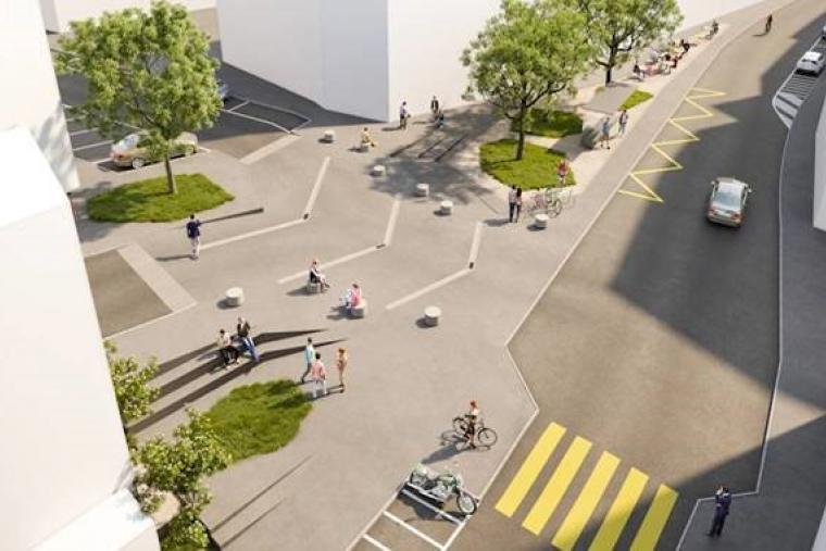 Vevey projet réaménagement Place de l'Oriental