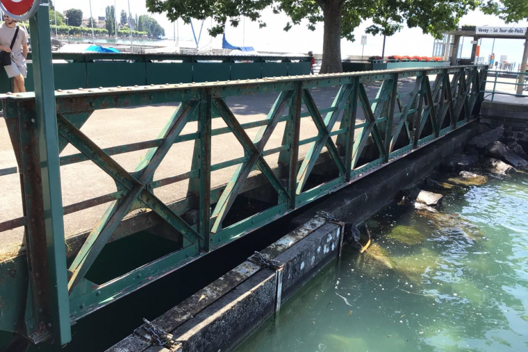 Passerelle Débarcadère Vevey - La Tour-de-Peilz