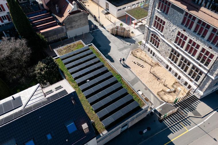 Vevey panneaux solaires UAP Veveyse