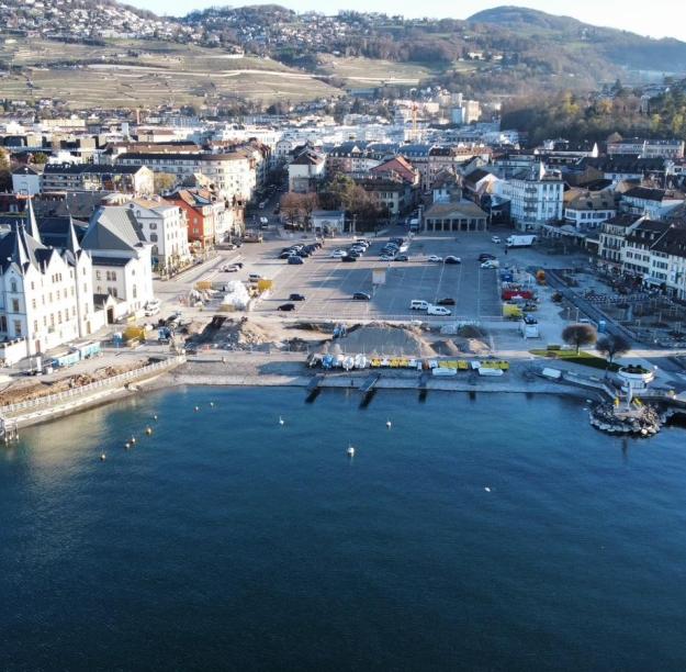 Chantier place du Marché Vevey